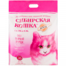 Силикагелевый наполнитель Сибирская Кошка Элитный розовый, для привередливых кошек
