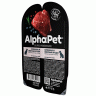 AlphaPet (АльфаПет) влажный корм для взрослых собак Оленина и северные ягоды, мясные кусочки в соусе, 100г