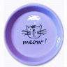 Mr.Kranch Миска керамическая для кошек "Meow!" 200мл, сиреневая