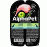 AlphaPet (АльфаПет) влажный корм для взрослых собак с чувствительным пищеварением Кролик и яблоко мясные кусочки в соусе, 100г
