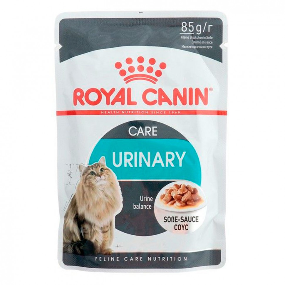 Royal Canin Уринари кэа соус влажный корм для кошек 85г купить в  Красноярске - ЗооКураж