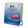 Brit Premium (Брит Премиум) воздушный паштет для котят с Телятиной, 100г