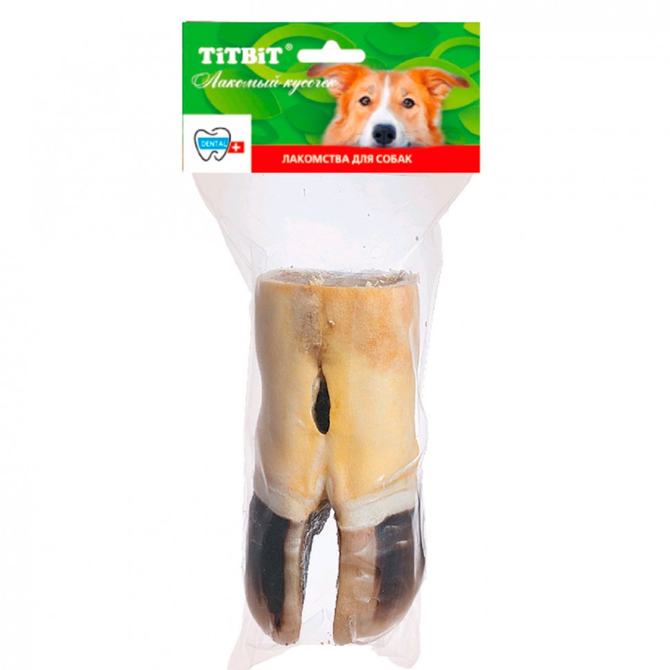 TiTBiT лакомство для собак Путовый сустав говяжий - мягкая упаковка, 480гр  (480гр)