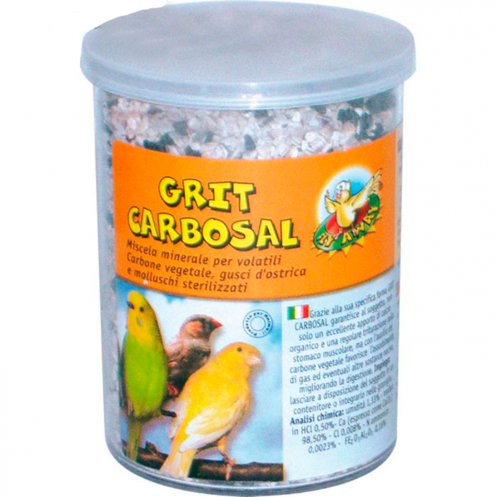 Минеральная добавка для птиц Grit Carbosal 350г