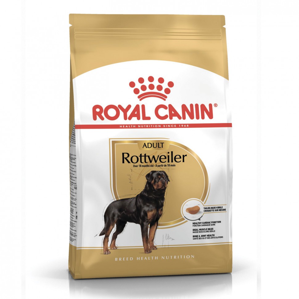 Royal Canin Rottweiler Adult сухой корм для собак породы Ротвейлер