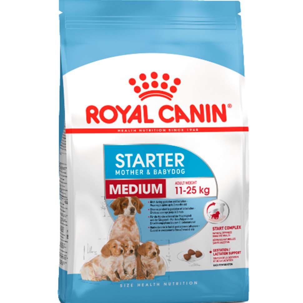 Royal Canin Медиум Стартер сухой корм для щенков средних пород