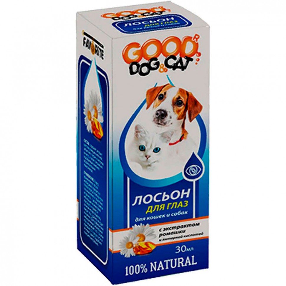Good Dog & Cat Лосьон очищающий для глаз, 30мл