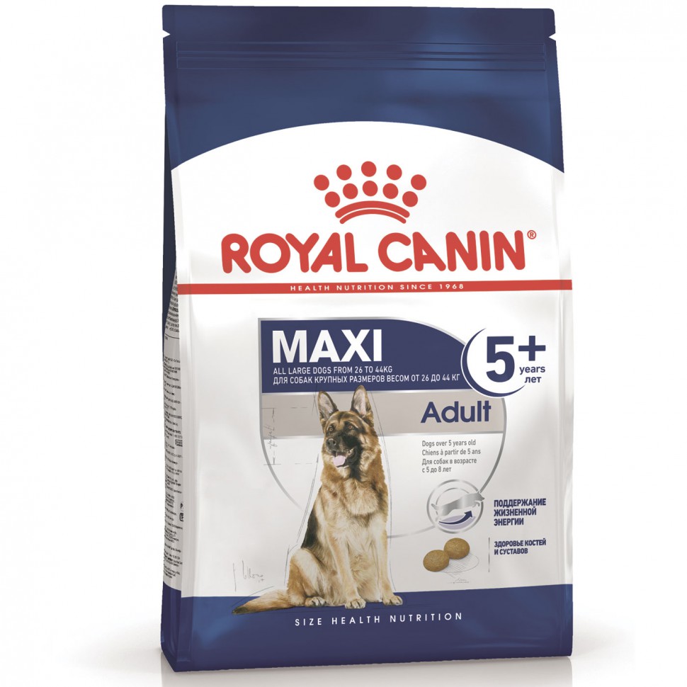 Royal Canin Макси Эдалт сухой корм для собак Крупных пород старше 5 лет