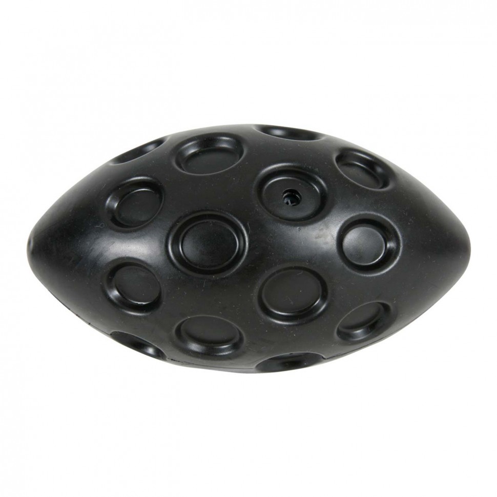 Игрушка для собак Золюкс серия Бабл, овал из термопластичной резины (черный), 14см
