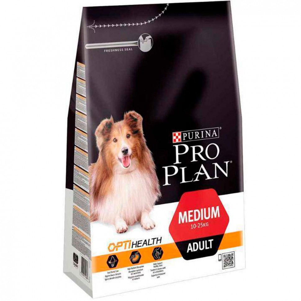 Pro Plan сухой корм для взрослых собак средних пород с курицей