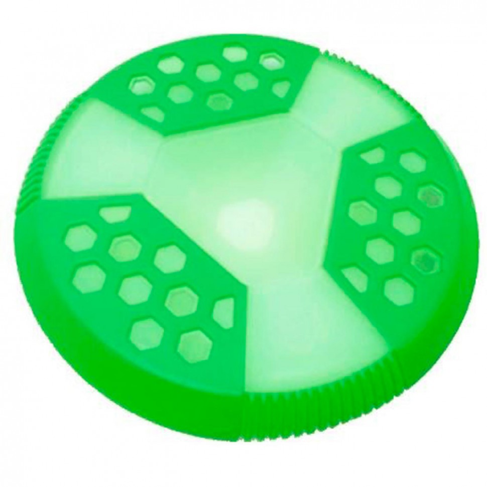 Игрушка для собак "Glow Летающая тарелка" LG светящ., плав., 21х21х3.8 см, термопласт.резина