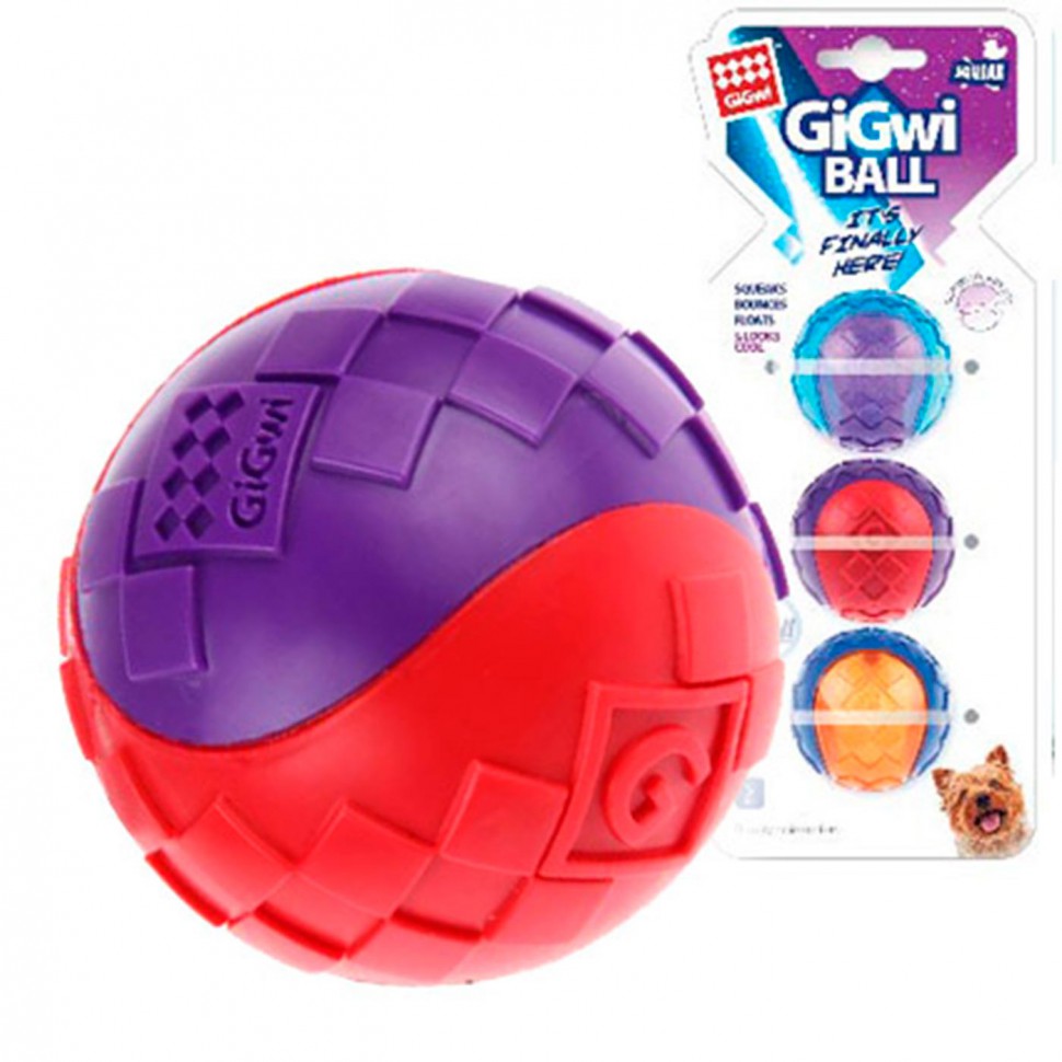 Игрушка д/собаки  "G-BALL мяч  мал."с пищ., диам.5 см, 3 шт. в упак., резина