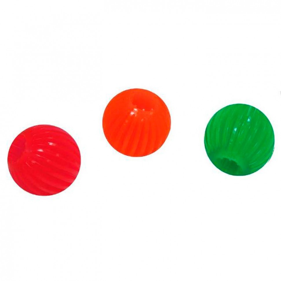 Игрушка для собак "Мяч яркий", диам.5,5 см, термопласт.резина, цвет в ассорт.