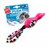 Игрушка д/собаки  "Push to mute Утка" с отключ. пищ., 30 см, резина/нейлон/плюш, розовая