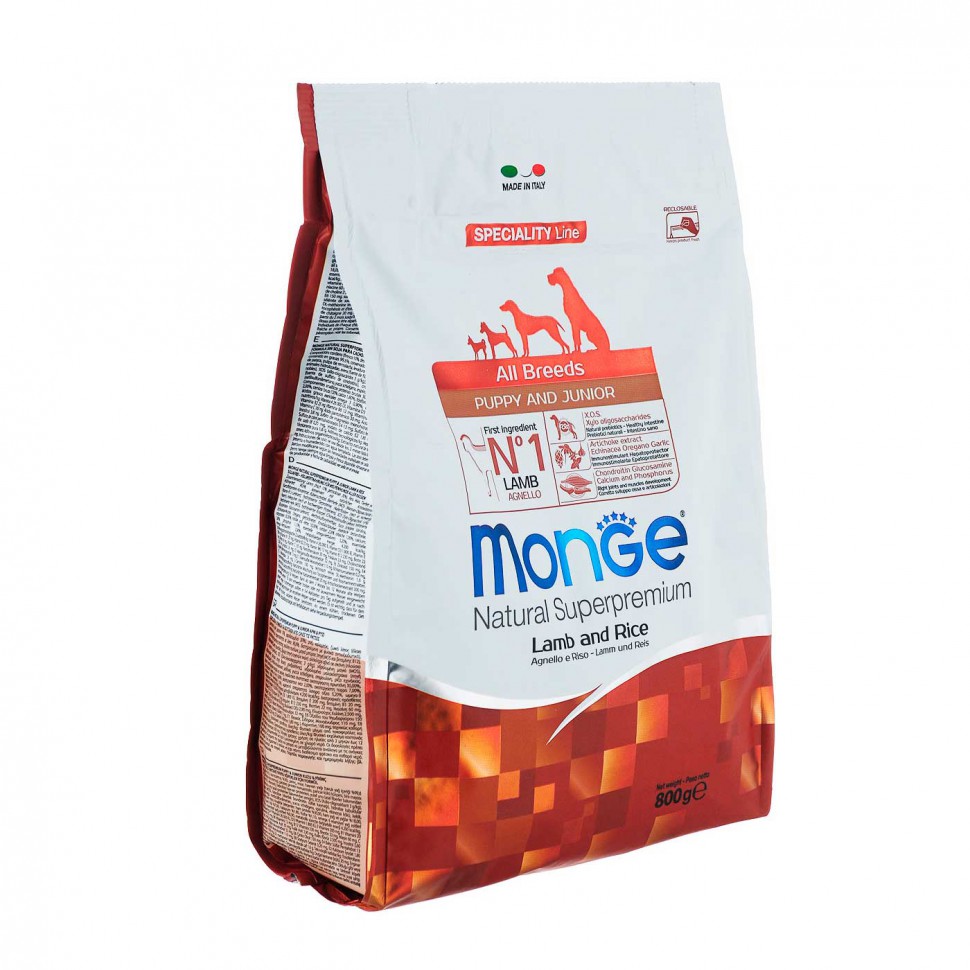 Monge Dog Speciality Mini сухой корм для щенков мелких пород Ягненок, рис и картофель