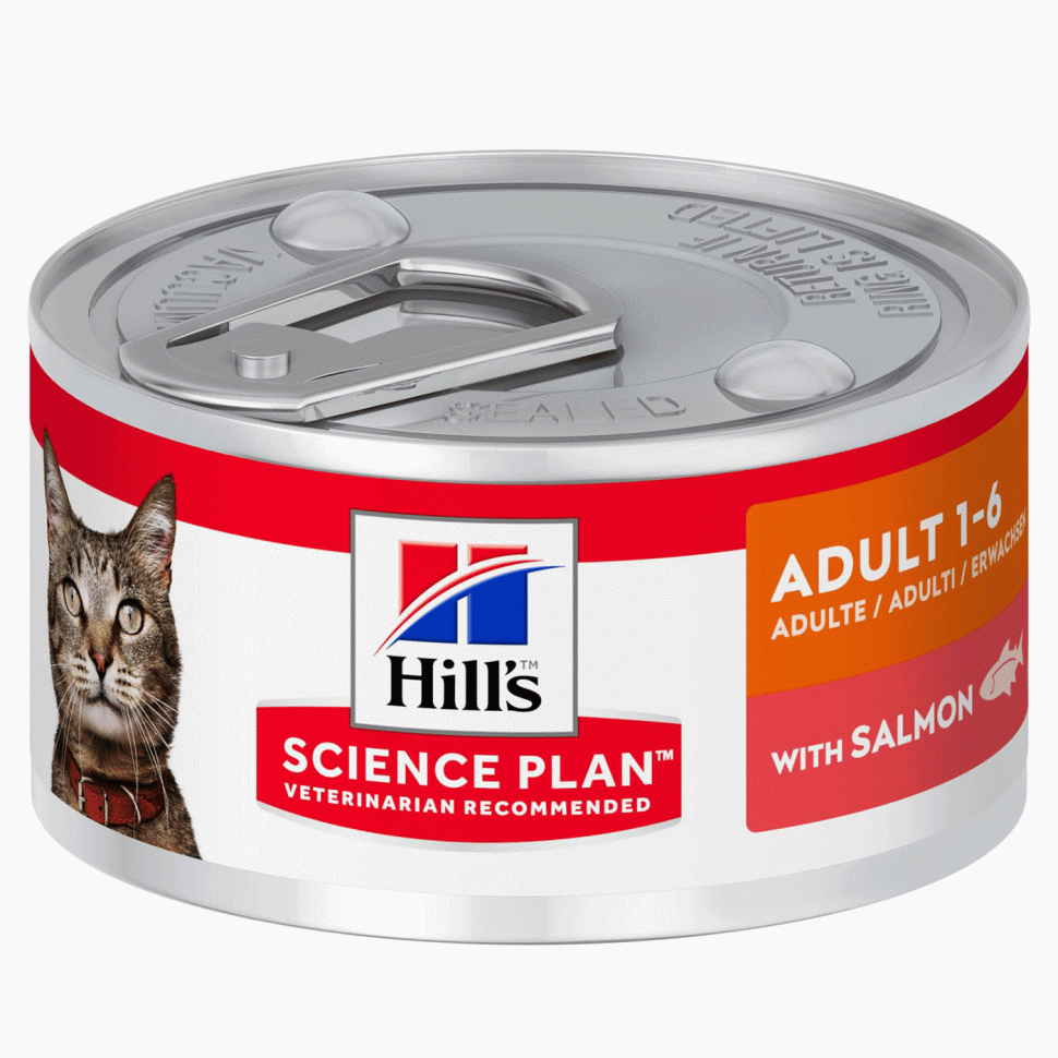Hills Science Plan консервы для кошек (Лосось) 82г