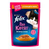 Felix Аппетитные кусочки влажный корм для котят с курицей 75г